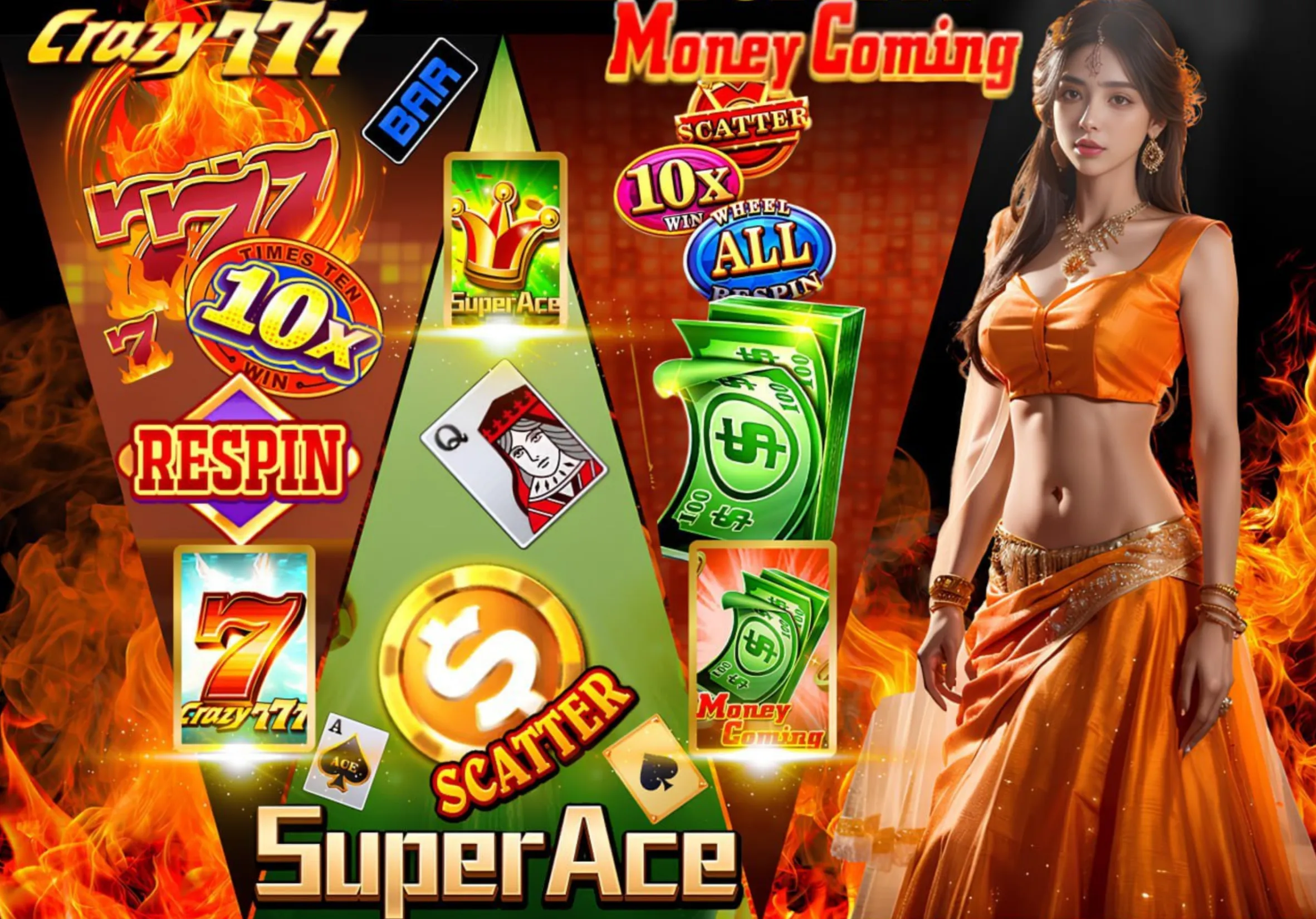 IndWin Casino game collection featuring popular slots and live casino games